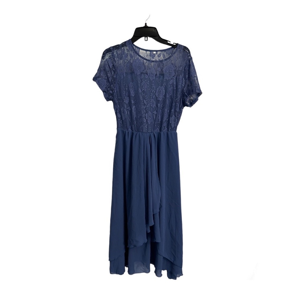 Women’s Blue Lace Formal Dress Size Medium